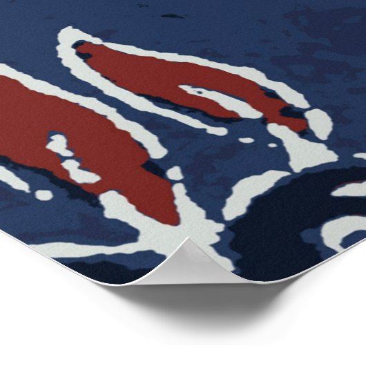 Ajrakh Pattern en block print Pattern en batik p (Hoek)