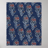Ajrakh Pattern en block print Pattern en batik p (Voorkant)