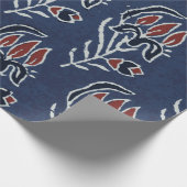 Ajrakh Pattern en block print Pattern en batik p Cadeaupapier (Hoek)