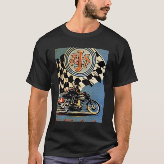 AJS-motorfietsen UK Classic T-shirt (Voorkant)