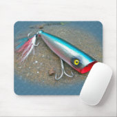 AJS Saltwater Lure Popper Blue Dragon Items Muismat (Met muis)