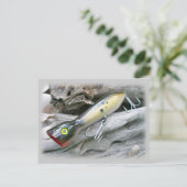 AJS Saltwater Lure Popper Coordinating Items Briefkaart (Staand voorkant)