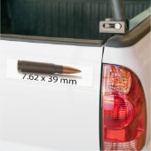 AK47 7,62 x 39 mm AMM Ronde Bumpersticker (Op Truck)