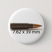 AK47 Ammo 7.62x39mm Ronde Button (Voorkant)