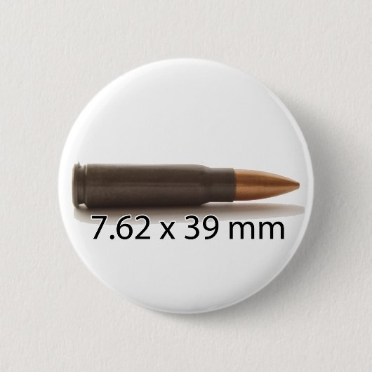 AK47 Ammo 7.62x39mm Ronde Button (Voorkant)