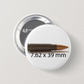 AK47 Ammo 7.62x39mm Ronde Button (Voorkant /achterkant)