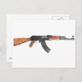 AK47 Assault rifle Briefkaart (Voorkant / Achterkant)