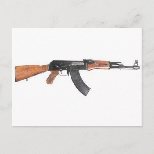 AK47 Assault rifle Briefkaart (Voorkant)