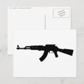 ak47 briefkaart (Voorkant / Achterkant)
