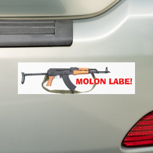 ak47 bumpersticker (Op auto)