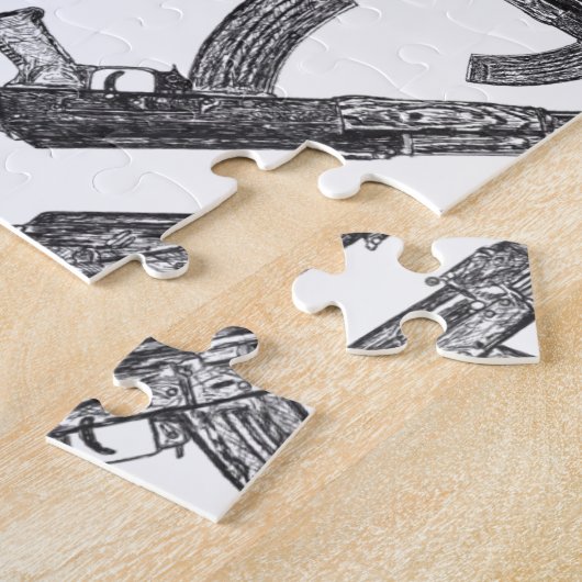 AK47 Firearm puzzle Legpuzzel (Zijkant)