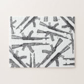 AK47 Firearm puzzle Legpuzzel (Horizontaal)