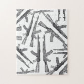 AK47 Firearm puzzle Legpuzzel (Verticaal)