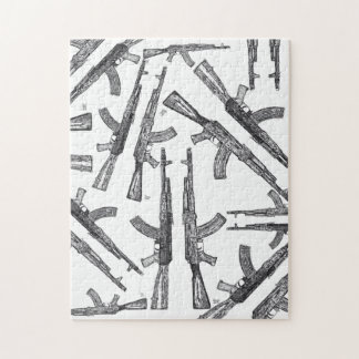 AK47 Firearm puzzle Legpuzzel