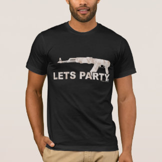 AK47 Lets Party vieze look T-shirt