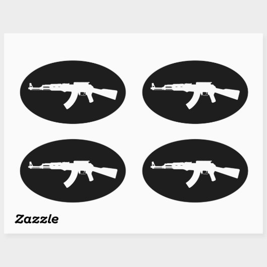 ak47 ovale sticker (Vel)