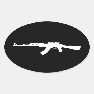 ak47 ovale sticker