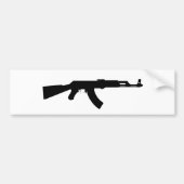 Ak47 Pistool Bumpersticker (Voorkant)