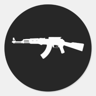 ak47 ronde sticker