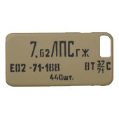 AK-47 7,62x39ammo spam kan Case-Mate iPhone Case (Achterkant (Horizontaal))