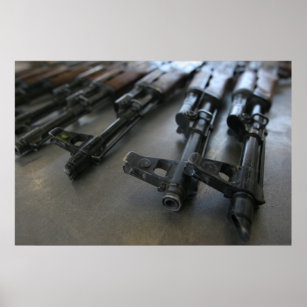 AK-47 Assault Rifiles Poster