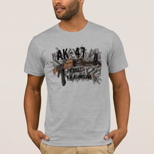 AK-47 - avtomat kalashnikova T-shirt (Voorkant)