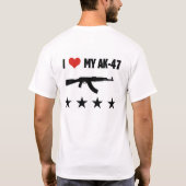 AK-47 Avtomat Kalashnikova T-shirt (Achterkant)