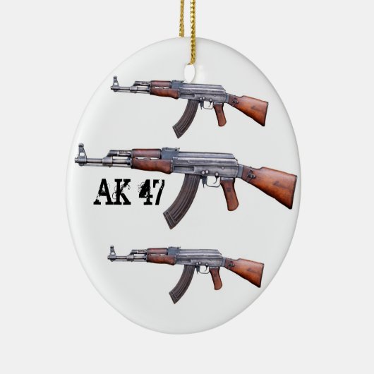 AK-47 KERAMISCH ORNAMENT (Rechts)
