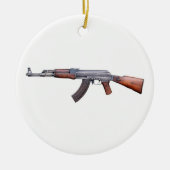AK-47 KERAMISCH ORNAMENT (Voorkant)