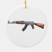 AK-47 KERAMISCH ORNAMENT (Achterkant)
