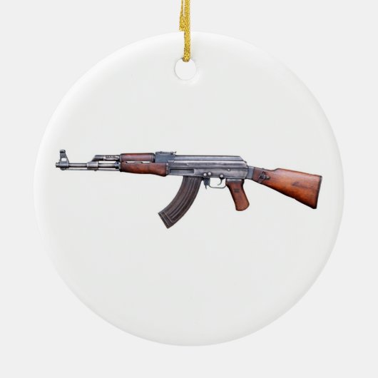 AK-47 KERAMISCH ORNAMENT (Achterkant)