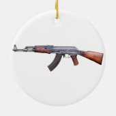 AK-47 KERAMISCH ORNAMENT (Achterkant)