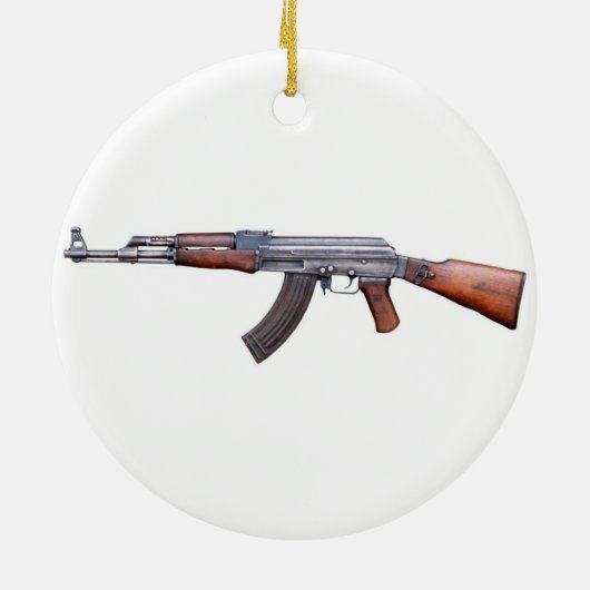 AK-47 KERAMISCH ORNAMENT (Achterkant)