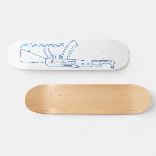 AK 47 KeystoneKreations Skateboard (Horizontaal)
