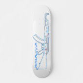 AK 47 KeystoneKreations Skateboard (Voorkant)