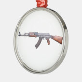 AK-47 METALEN ORNAMENT (Links)