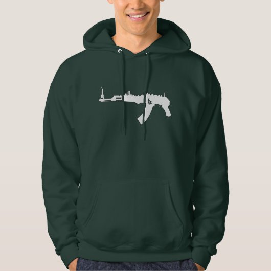 AK 47 NY Skyline Hoody (Voorkant)