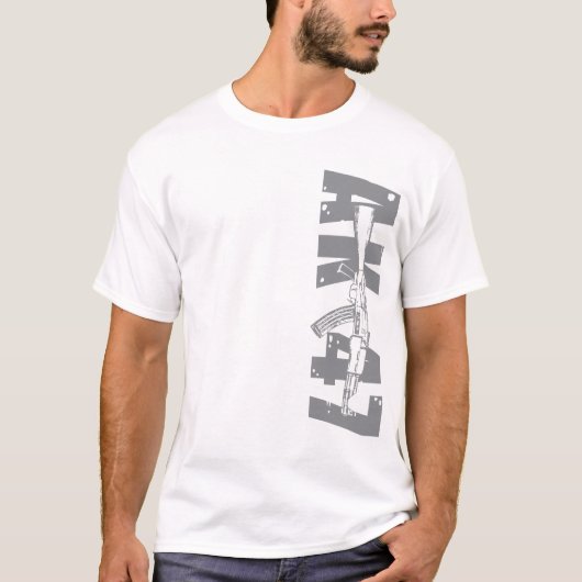 AK-47 Pistool Shirt Side Kalashnikov AK47 (Voorkant)