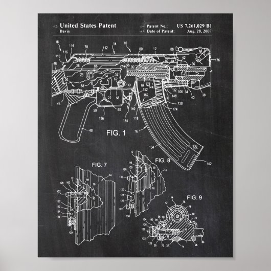 AK-47 Poster voor vergrendeling van bouten (Voorkant)