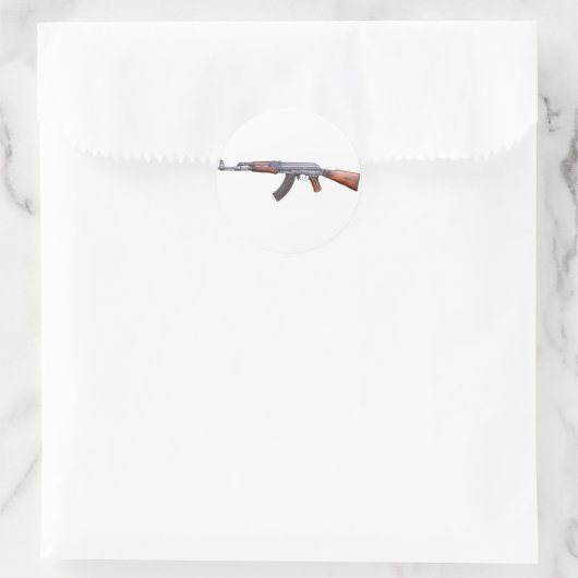 AK-47 RONDE STICKER (Tas)