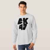 AK-47 shirt met lange mouwen (Voorkant volledig)