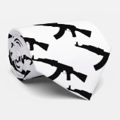 Ak 47 silhouet stropdas (Opgerold)