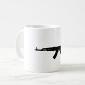 AK-47 Silhouette Koffiemok (Voorkant links)