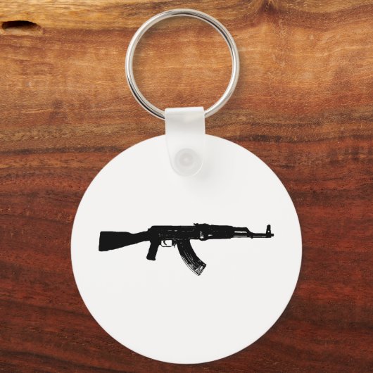 AK-47 Silhouette Sleutelhanger (Voorkant)