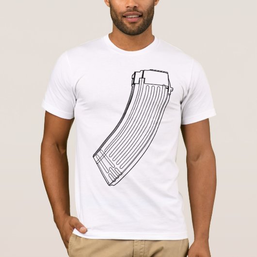 AK-47-tijdschrift T-shirt (Voorkant)