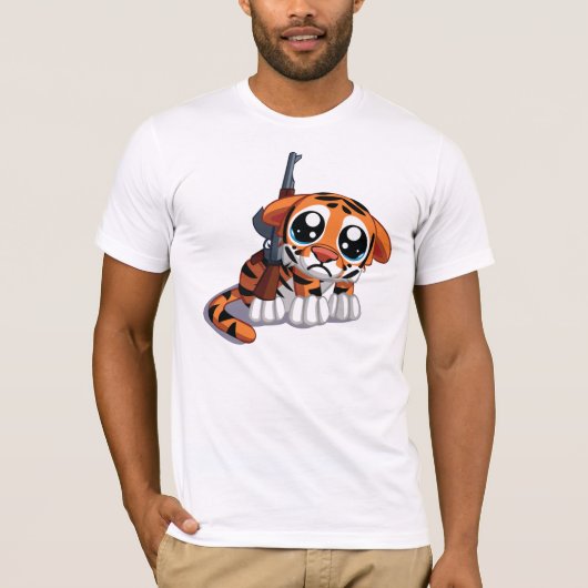 AK-47 tijger T-shirt (Voorkant)