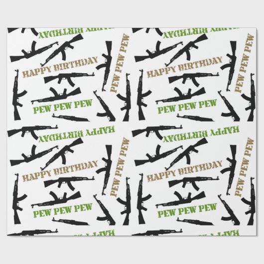 AK-47 Verpakt papier voor thuisdag (Vlak)