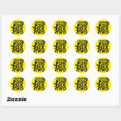 AK-47 Zeven punt Zes Twee Ronde Sticker (Vel)