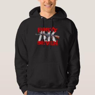AK 47 Zeventig gekookt overhemd Hoodie