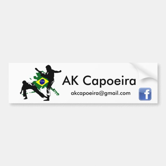 AK Capoeira Brazilië - Bumper Bumpersticker (Voorkant)